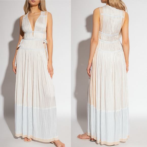 ULLA JOHNSON Valeria Pleated Gown